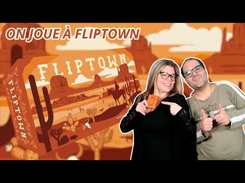 { Règles Et Partie } ON JOUE À FLIPTOWN | Jeu De Société | Bad Boom Games