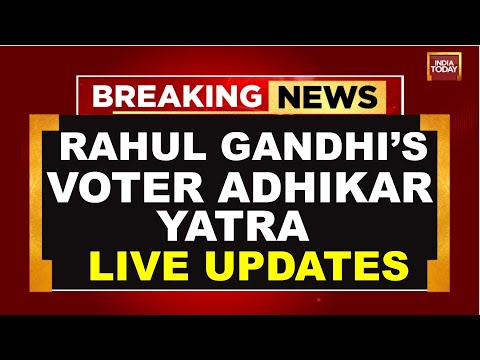 Rahul Gandhi LIVE: Rahul's Voter Adhikar Yatra | Launch Of Voter Adhikar Yatra | Sasaram, Bihar