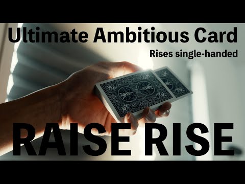 Raise Rise | Ultimate Ambitious Card. English