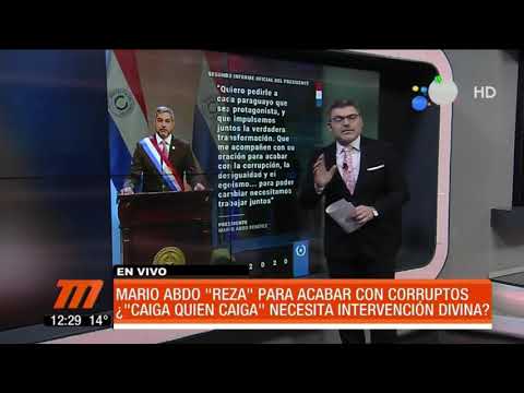 ¿Mario Abdo Benitez necesita ayuda divina para acabar con los corruptos