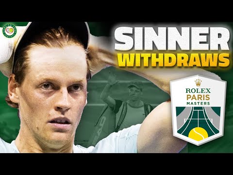 Sinner WITHDRAWS from Paris Masters 2024 😲 | GTL Tennis News