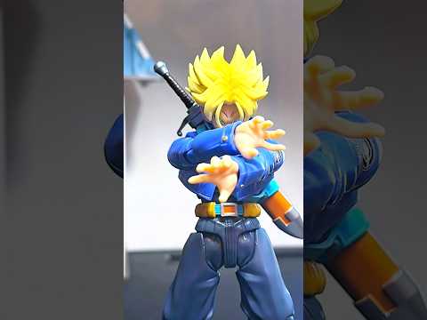 Bark like you want it! #trunks #shfiguarts #shorts #funny #music #dragonball #stopmotion #anime #fyp