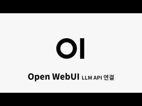 Open WebUI : 3. 운용 범위
