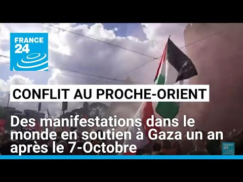 À Washington, Caracas ou au Cap, des manifestations en soutien à Gaza un an après le 7-Octobre