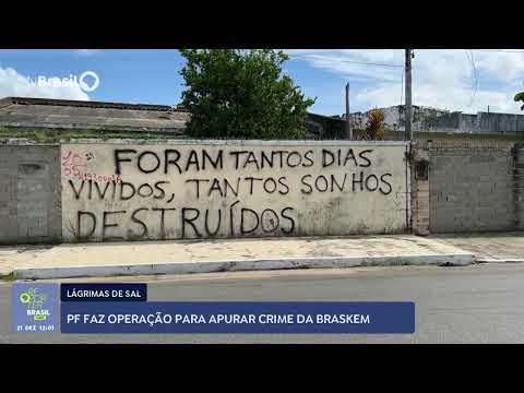 PF investiga supostas irregularidades cometidas pela Braskem em Maceió