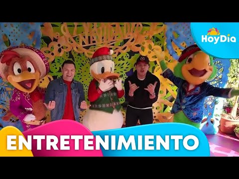 El Yaki disfrutó como niño de las atracciones navideñas en Disneyland | Hoy Día | Telemundo