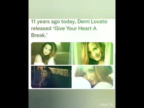 11 years ago today, Demi Lovato released ‘Give Your Heart A Break.’