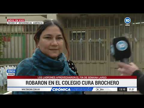 Robo en escuela de Córdoba: se llevaron computadoras e impresoras