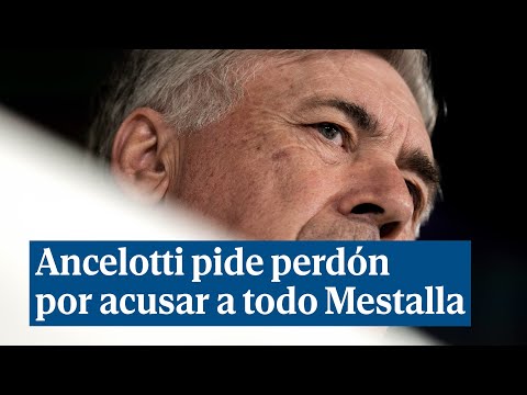 Ancelotti pide perdón por acusar a todo Mestalla de racista: No son 46.000, pido disculpas