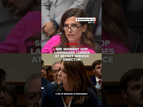 See moment GOP lawmaker curses at Secret Service director