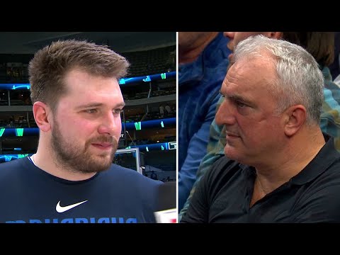 Luka Doncic calls his dad's appearances at his games 'amazing!' | NBA on ESPN