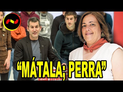 SALVAJE ATAQUE ABERTZALE a la alcaldesa de Estella (Navarra) Perr* amargada