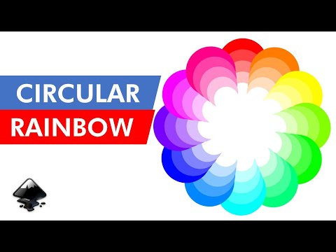 Create a CIRCULAR RAINBOW in INKSCAPE – Easy Tutorial for Beginners