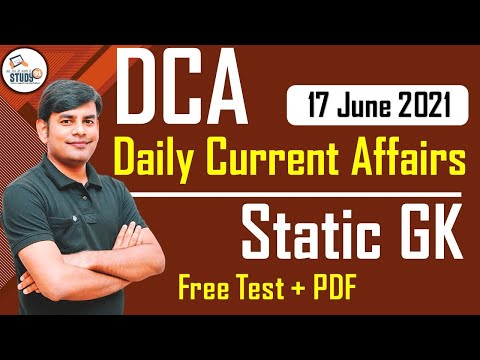 17 June 2021 Current Affairs in Hindi | Daily Current Affairs 2021 | Study91 DCA By Nitin Sir