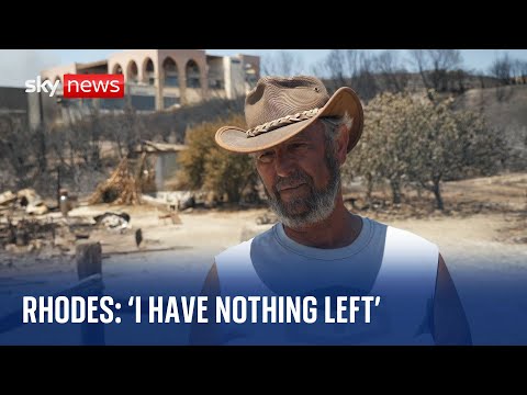 Greece: Rhodes residents pick up the pieces as wildfires destroy livelihoods