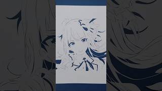 【切り絵】風野灯織 #シャニマス #シャニアニ #アイドルマスターシャイニーカラーズ #papercraft #切り絵