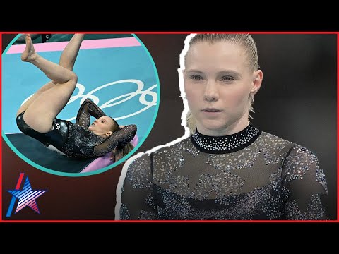 Why Olympic Gymnast Jade Carey FELL During Floor Routine