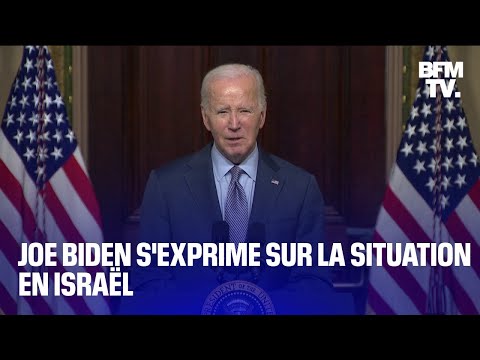 Joe Biden s'exprime sur la situation en Israël