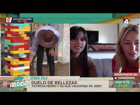Vamo Arriba - Duelo de Bellezas: Patricia Fierro y su hija Valentina vs. Andy