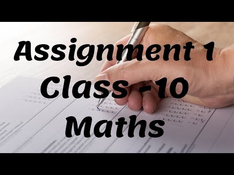 Class 10th Assignment 1 Answers of Maths (English) 2021| CGBSE | Maths Assign 1 Ans |August assign