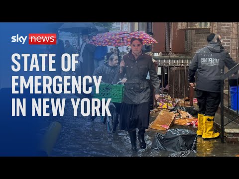 New York: State of emergency declared as 'life-threatening storm' causes widespread flooding