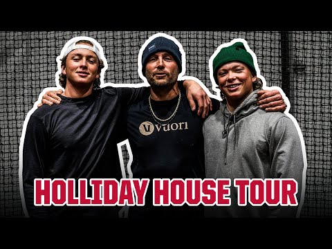 Full Tour and Workout at #1 prospect Jackson Hollidays INCREDIBLE Home/Sports Complex!