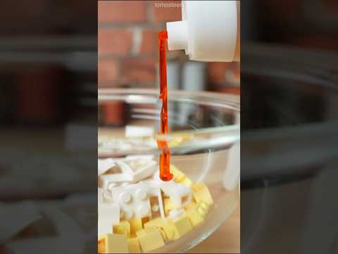 Lego Sponge Cake / Stop Motion Cooking