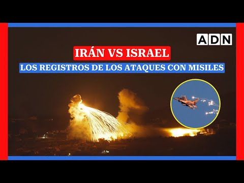 IRÁN VS ISRAEL: Los registros de los ataques con misiles