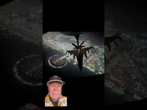 STUNNING Night Air Refueling Photo over <strong>Dubai</strong>