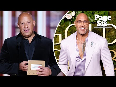 Vin Diesel gives The Rock playful shout-out at Golden Globes 2025 years after feud: ‘Hey, Dwayne’