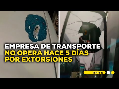 SMP: Empresa de transporte no opera hace cinco días por extorsiones #ENCENDIDOSRPP | DESPACHO