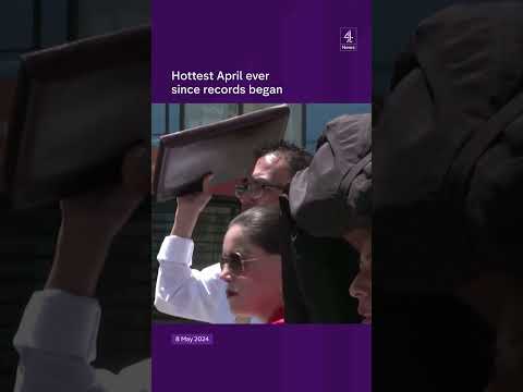 Hottest April ever since records began