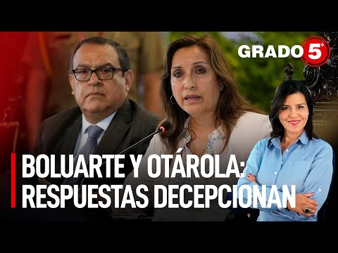 Dina Boluarte y Alberto Otárola decepcionan con sus respuestas | Grado 5 con Clara Elvira Ospina