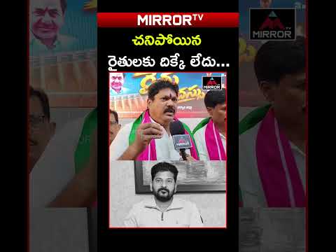 చనిపోయిన రైతులకు దిక్కే లేదు..| #brsleader #revanthreddy #telangana #congressnews #mirrortv