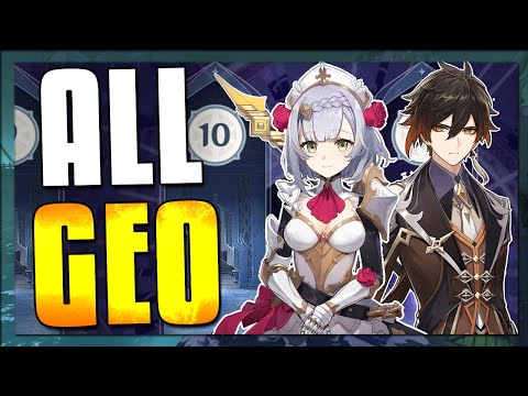All GEO Team Abyss Run! | Floor 10 9/9 Stars [Genshin Impact]