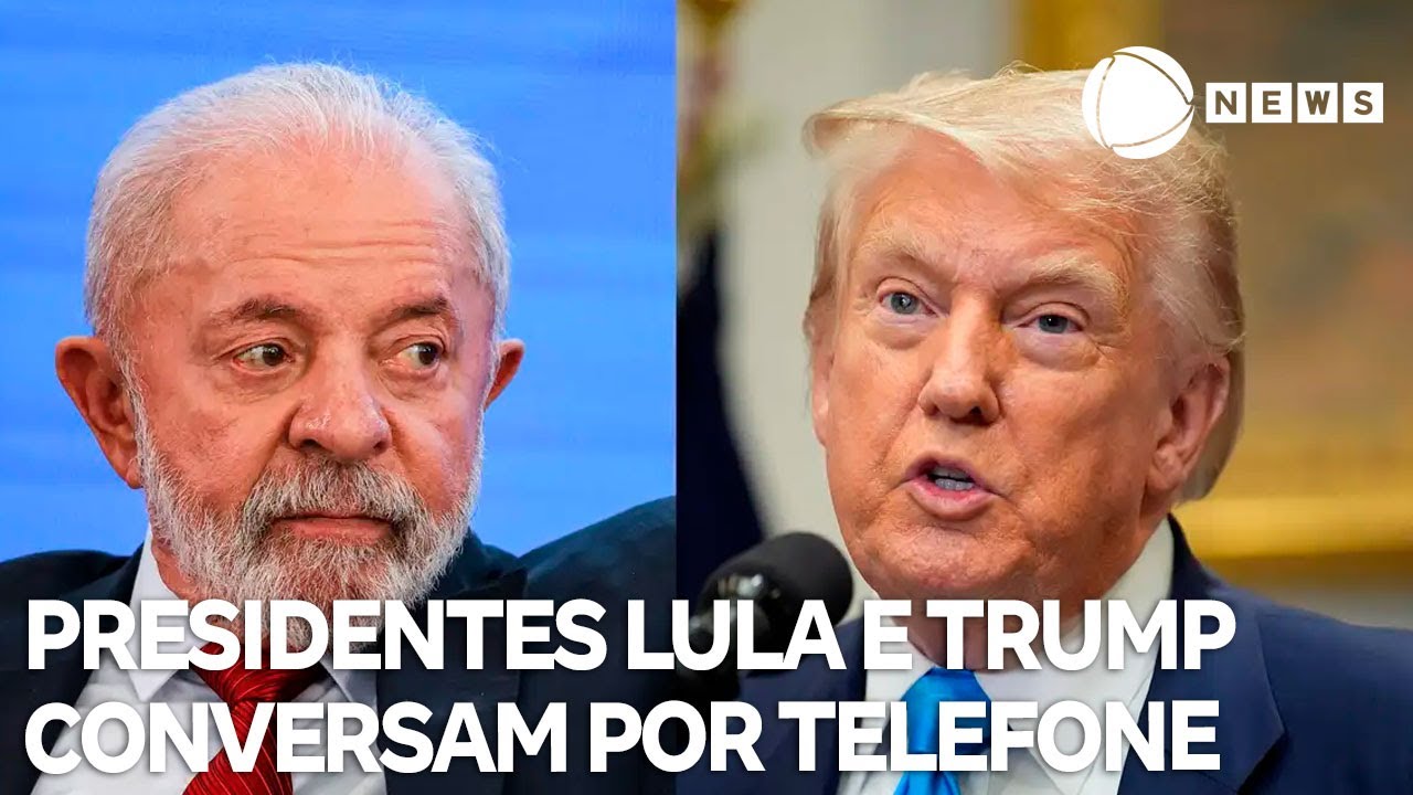 Em tom amistoso Lula e Trump conversam por 30 minutos