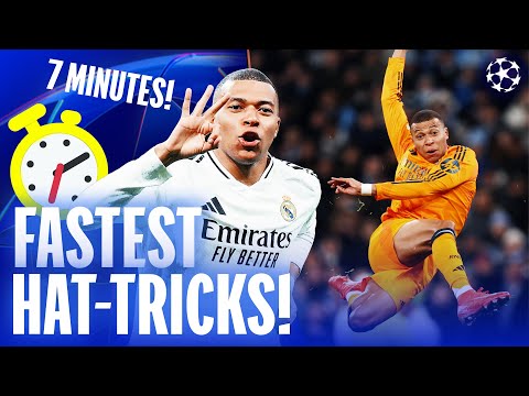 FASTEST Champions League Hat-Tricks Of ALL TIME!
