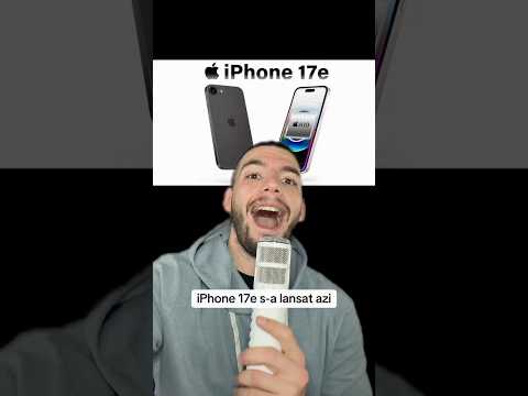 Astazi 2 martie 2026 s-a lansat iPhone 17e