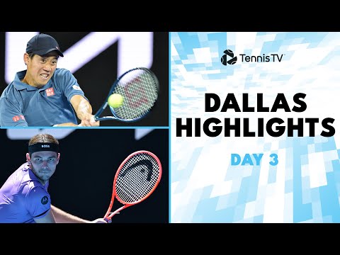 Fritz Vs Rinderknech; Nishikori, Shapovalov & More Feature | Dallas 2025 Day 3 Highlights