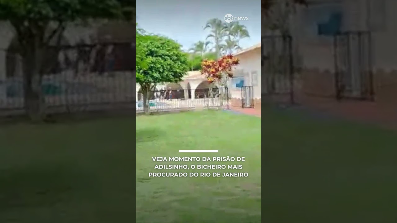 Veja momento da prisão de Adilsinho, o bicheiro mais procurado do Rio de Janeiro