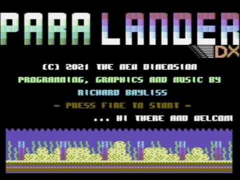 Para Lander DX (c) 2021 Richard Bayliss p/ Commodore 64 - Un review de RETROJuegos