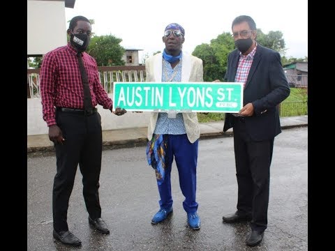 Street In Point Fortin Renamed In Honour Of Super Blue
