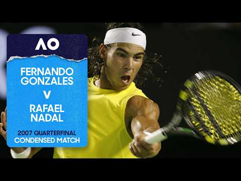 Pancho Gonzales v Rafael Nadal Condensed Match | Australian Open 2007 Quarterfinal