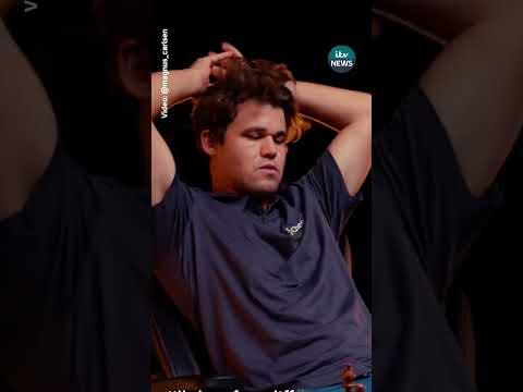 Magnus Carlsen to return to chess tournament after dress code rule change #itvnews #shorts #chess