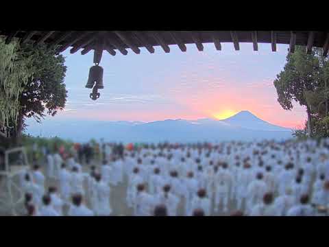 【4K】2025年9月23日 七面山(標高1,982m)から見た富士山