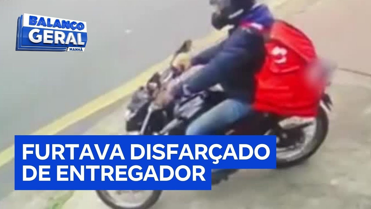 Ladrão disfarçado de entregador é preso na zona oeste de São Paulo
