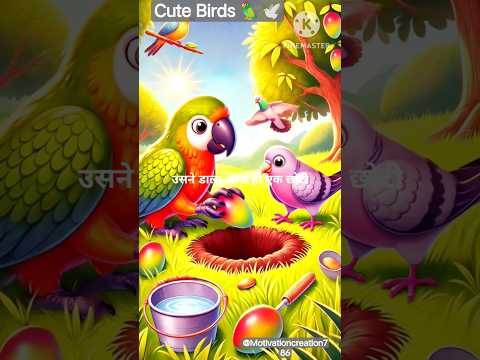 Cute Birds 🕊️🦜 #shortfeed #shorts #youtubeshorts #viral #trending #birds #ekmotahathighumechala