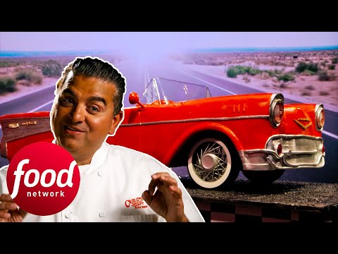 The Carlo's Bakery Team Make A Mind-blowing 1957 Chevy Cake | Buddy vs Duff