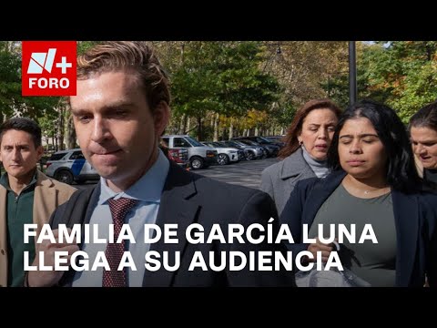 Llegan la esposa y familia de Genaro García Luna a su audiencia de sentencia - Las Noticias