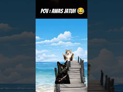 Pov : Bandel Sih 😂 #meme #cat #kucing #animation #fypシ